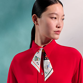 彩　美品❤️【HERMES】ツイリー 楽天市場】エルメス HERMES ツイリー Brides et Gris-Gris